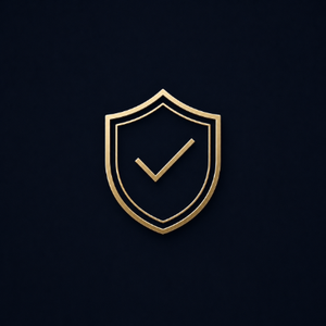 Guarantee — shield with tick