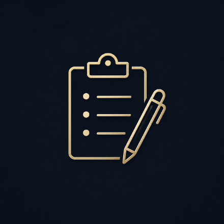 Free quote — clipboard and pen