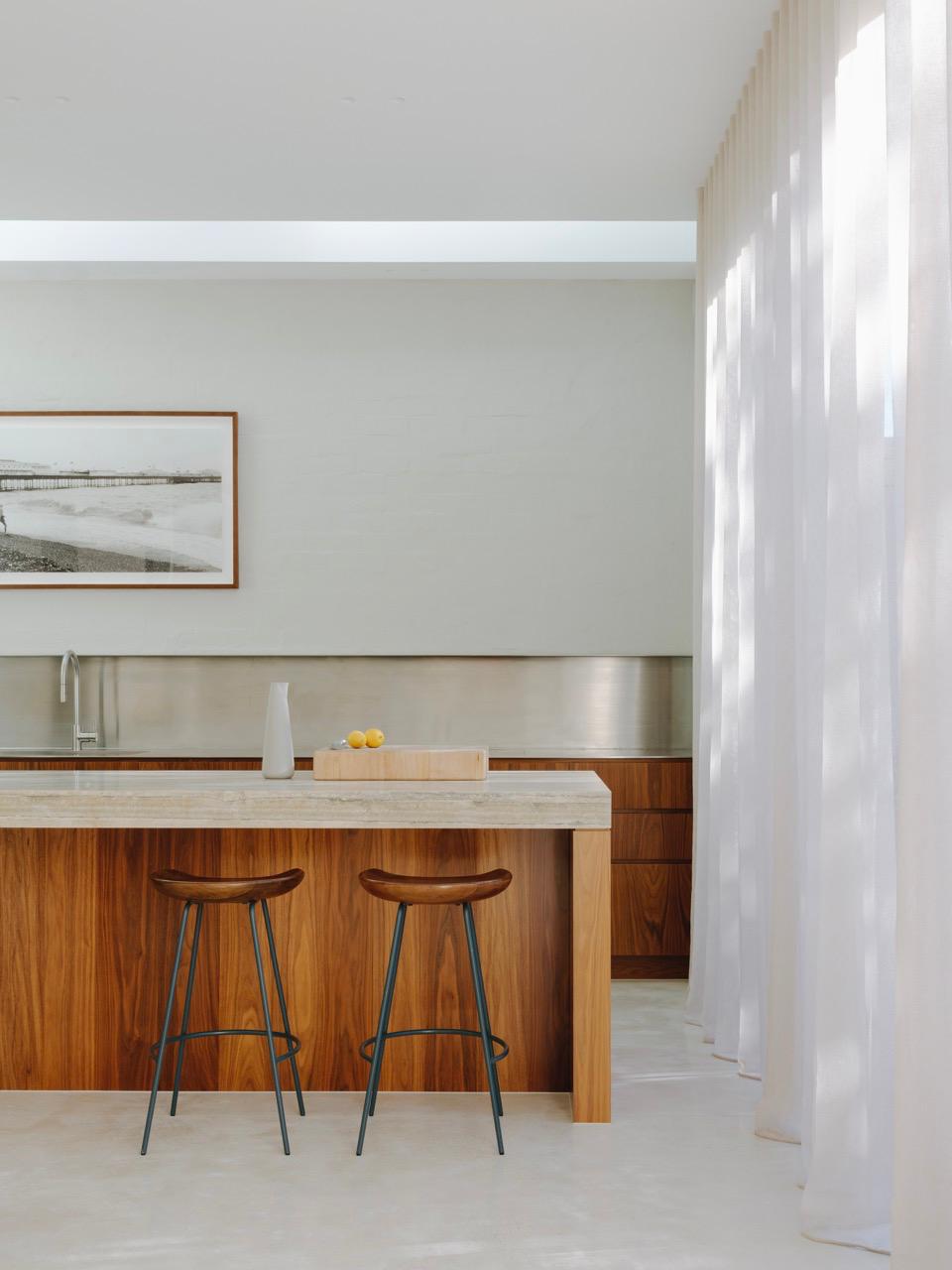Proview painter applying finish coats to a ceiling — Queens Park project
