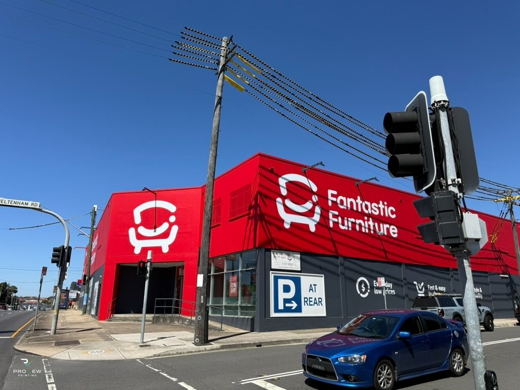 Fantastic Furniture Burwood — corner view after
