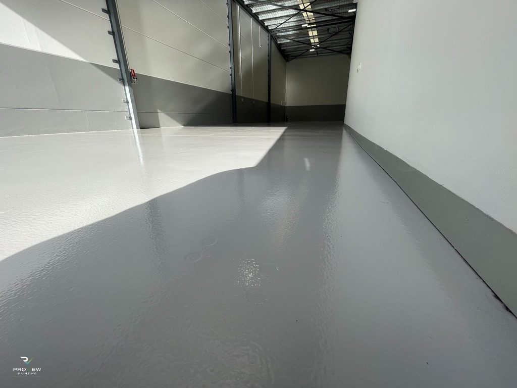 Epoxy floor close-up