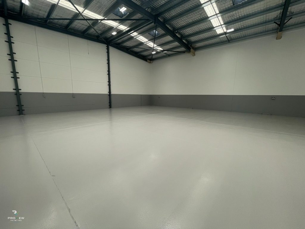 Completed — wide floor view