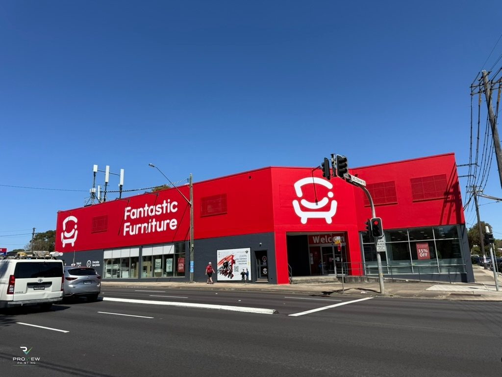 Fantastic Furniture Burwood — front elevation after