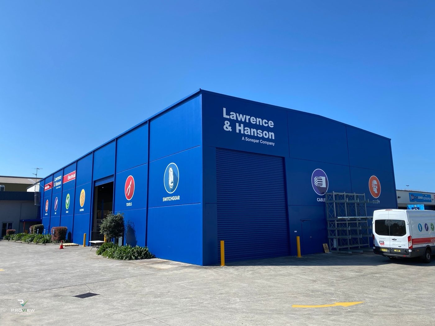 Commercial painting project